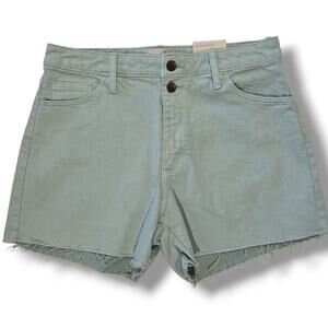 Universal Thread Women's mint green vintage midi denim shorts - size 8, New